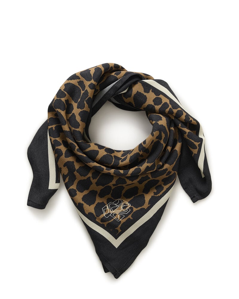 Saint Tropez Priscilla Scarf | Leopard