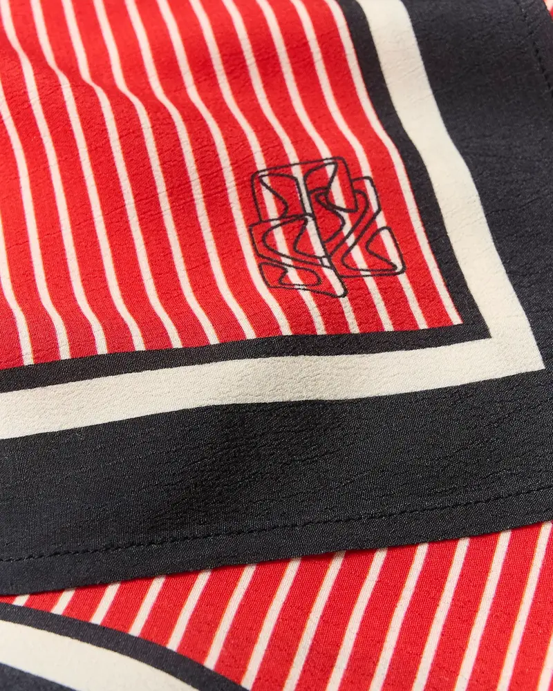 Saint Tropez Priscilla Scarf | Poppy