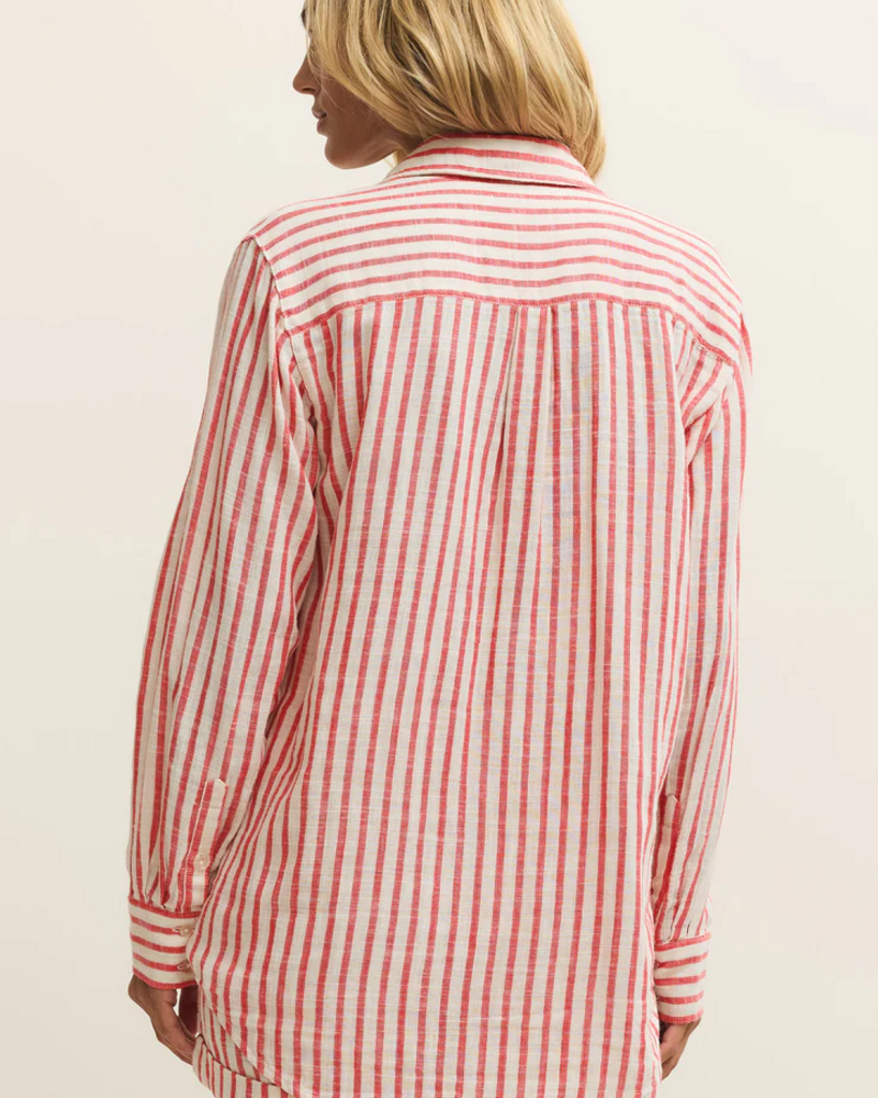 Z Supply Saturdays Shirt | Crimson Crush