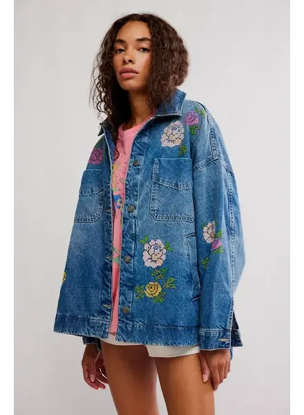 Free People Madison City Embroidered Jacket | Cowboy Romance
