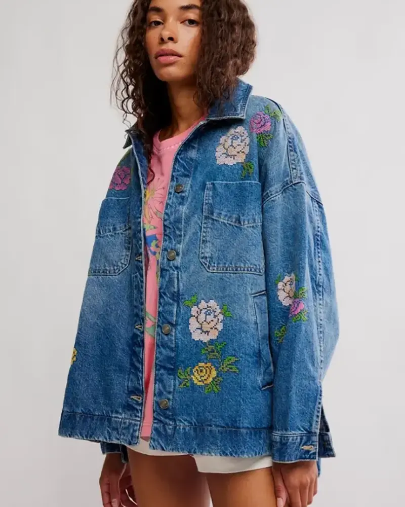 Free People Madison City Embroidered Jacket | Cowboy Romance
