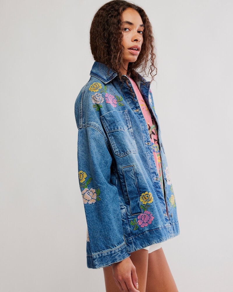Free People Madison City Embroidered Jacket | Cowboy Romance
