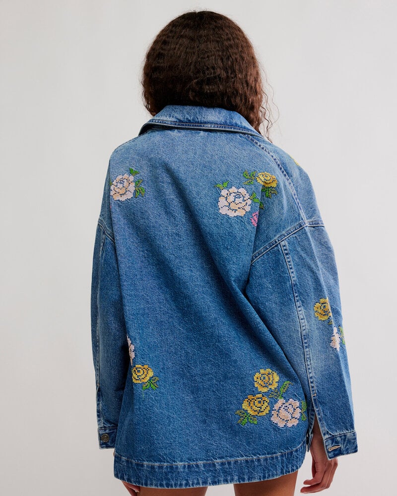 Free People Madison City Embroidered Jacket | Cowboy Romance