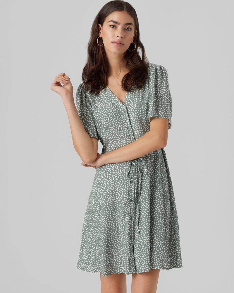 Vero Moda Alba Midi Dress | Sage