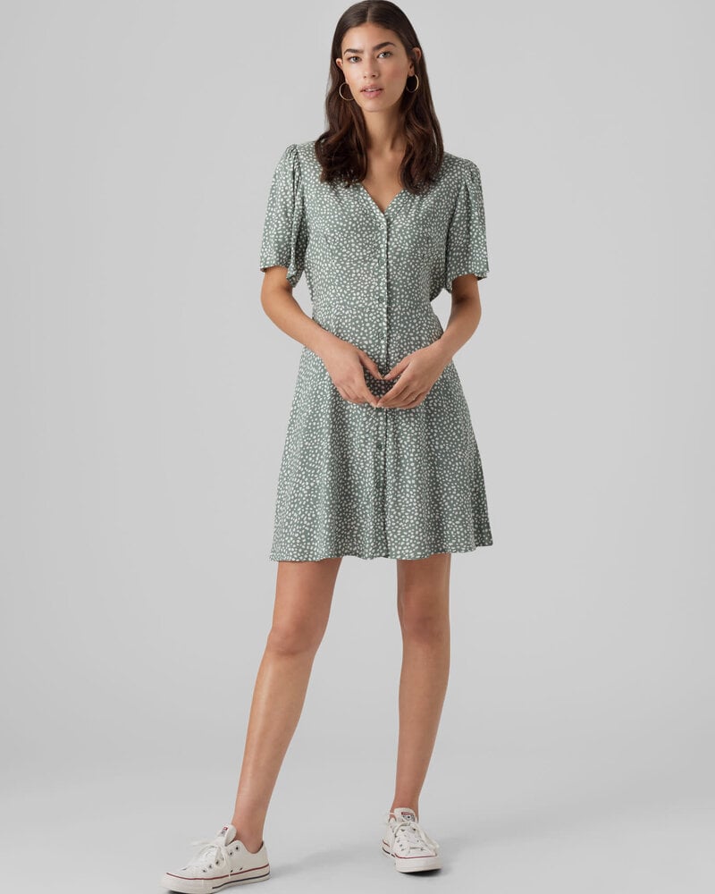 Vero Moda Alba Midi Dress | Sage
