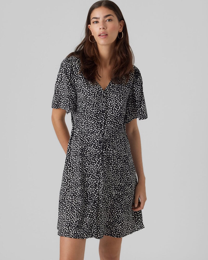 Vero Moda Alba Midi Dress | Black