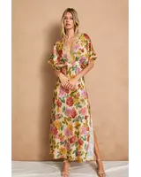 Gift of Love Lace Blouson Maxi Dress