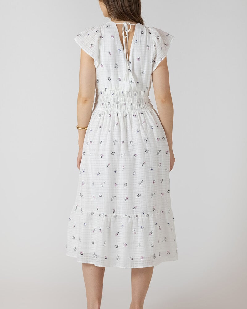 Eden Dainty Flower Wrap Dress