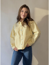 Vero Moda Jamie Denim Shacket | Mellow Yellow