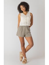 Khaki Casual Short