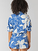 Azure Floral Blouse