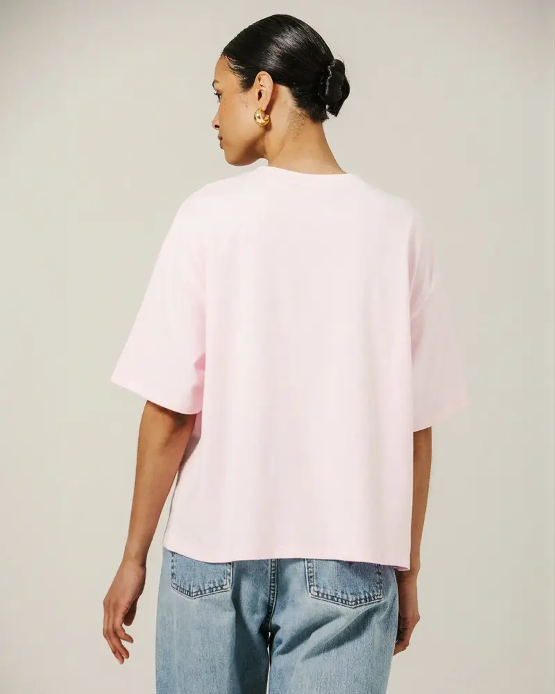Boxy Tee | Rose