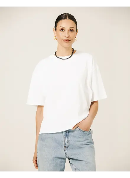Boxy Tee | White