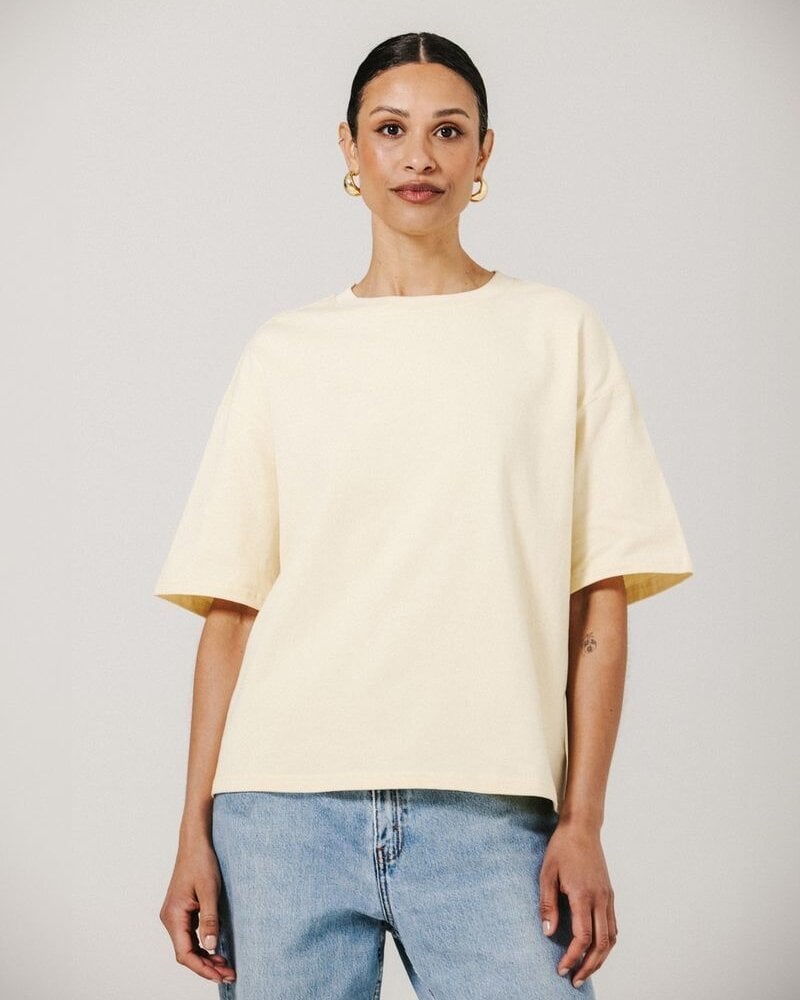 Boxy Tee | Lemon