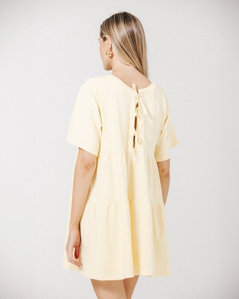 Tiered T-Shirt Dress | Lemon