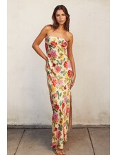 Gift Of Love Strapless Bias Cut Maxi Dress