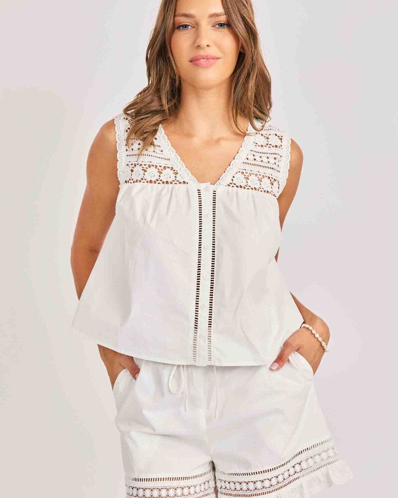 Lowtide Lace Tank