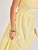 Butter Yellow Embroidered Dress