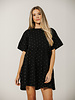 Tiered T-Shirt Dress | Black/White