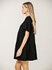 Tiered T-Shirt Dress | Black/White