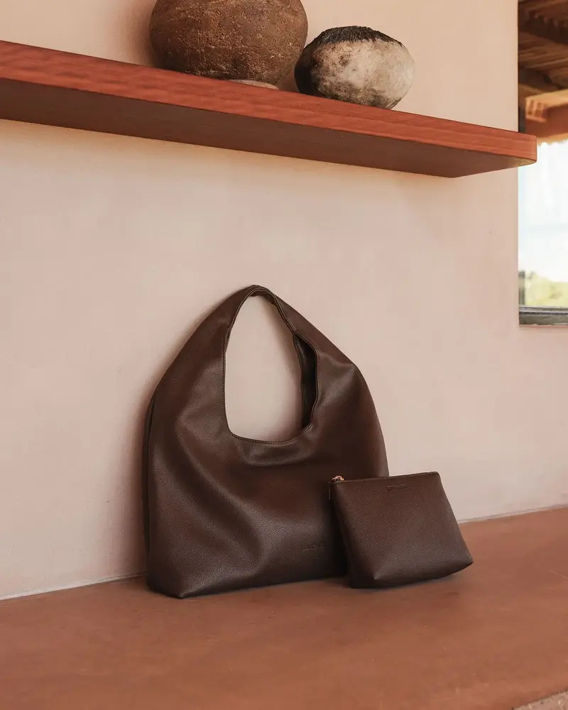 Louenhide Monaco & Everyday Pouch Set | Chocolate