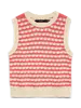 Vero Moda Kendal Knit Vest | Coral