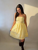 Butter Yellow Embroidered Dress