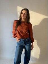 Ayla Blouse | Rust