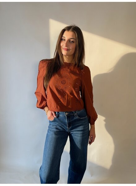 Ayla Blouse | Rust