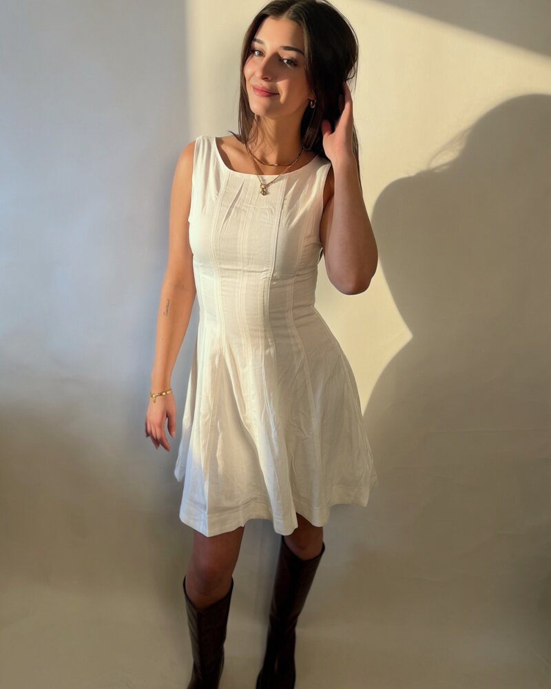 Lucy Fit and Flare Mini Dress