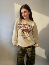 Northbound Supply Prairie Bison Crewneck Sweater