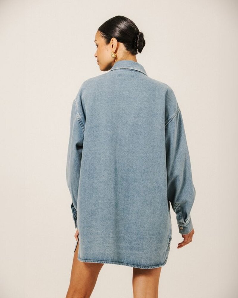 'Shania' Denim Jacket | Light Blue Denim