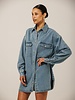 'Shania' Denim Jacket | Light Blue Denim