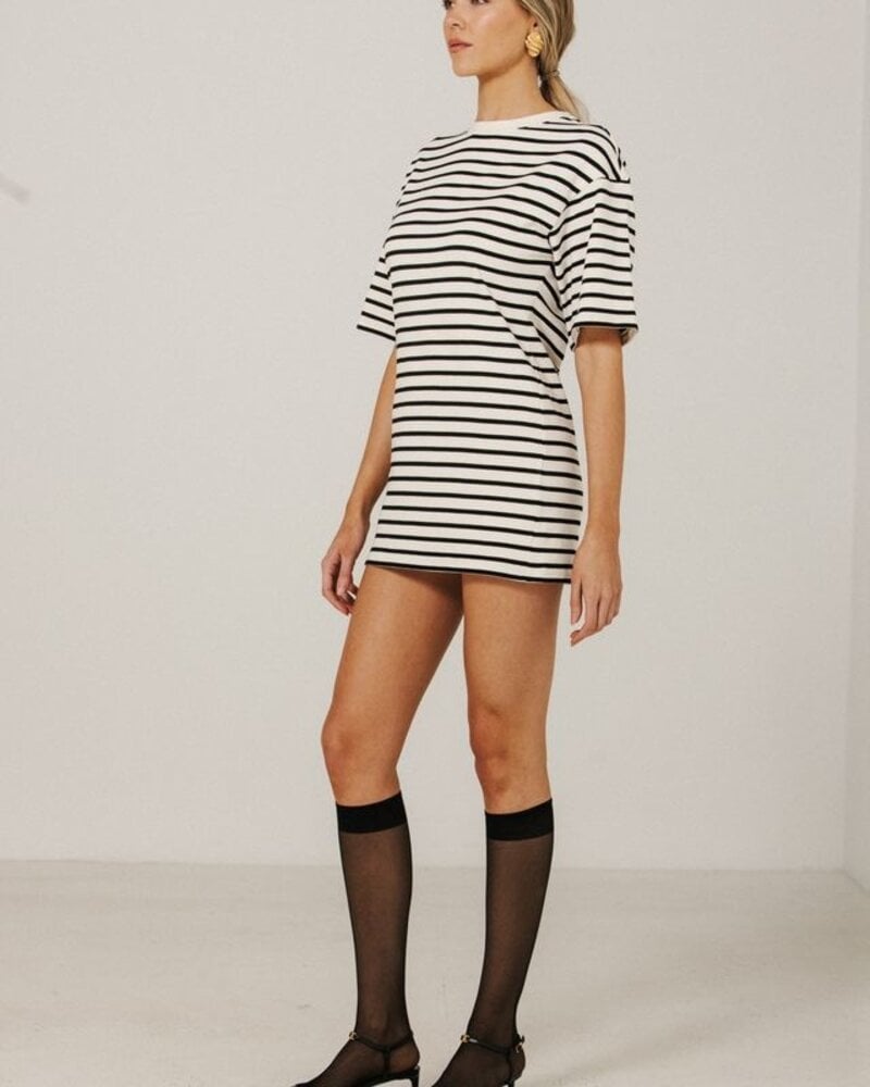 Addie Stripe T-Shirt Dress
