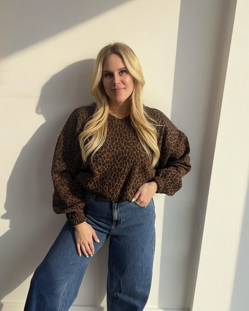 Leopard Oversized Sweater