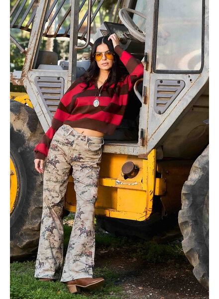 Cowboy Wide Leg Jeans