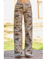 Cowboy Wide Leg Jeans
