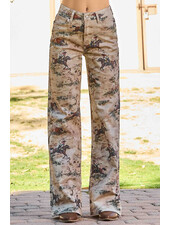 Cowboy Wide Leg Jeans