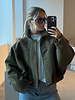 Vero Moda Hazel Faux Suede Bomber | Military
