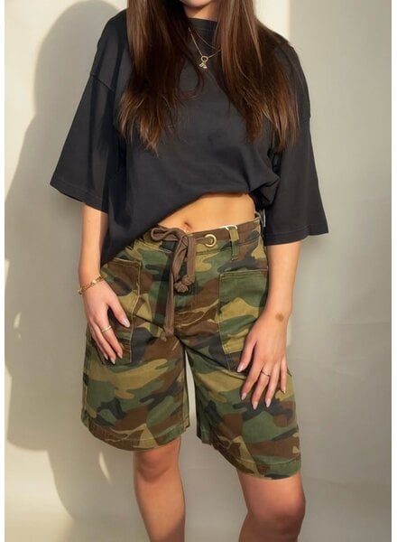 Shelley Slouchy Short | Camo