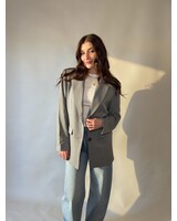 B Pinstripe Blazer