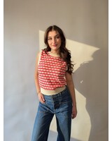 Vero Moda Kendal Knit Vest | Coral