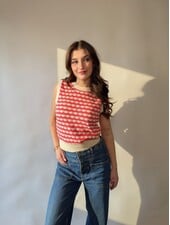 Vero Moda Kendal Knit Vest | Coral