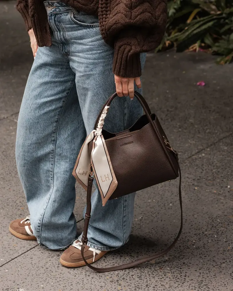 Louenhide Steffie Mini Tote Bag | Chocolate