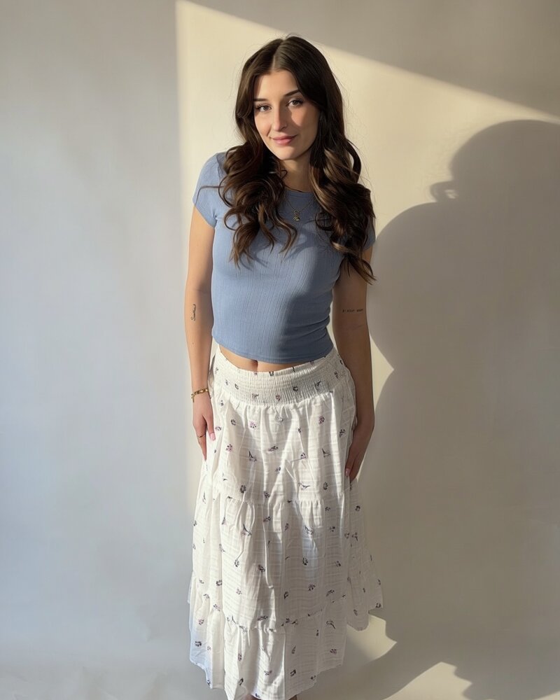 Dainty Roses Skirt