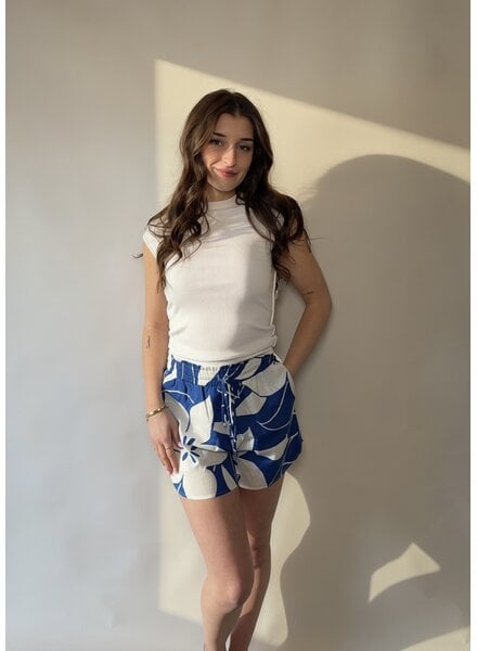 Azure Floral Shorts