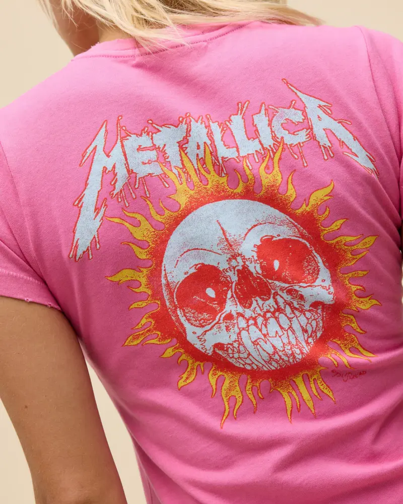 Metallica Flaming Sun Tee
