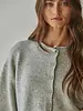Tobi Knit Cardigan Top | Heather Grey