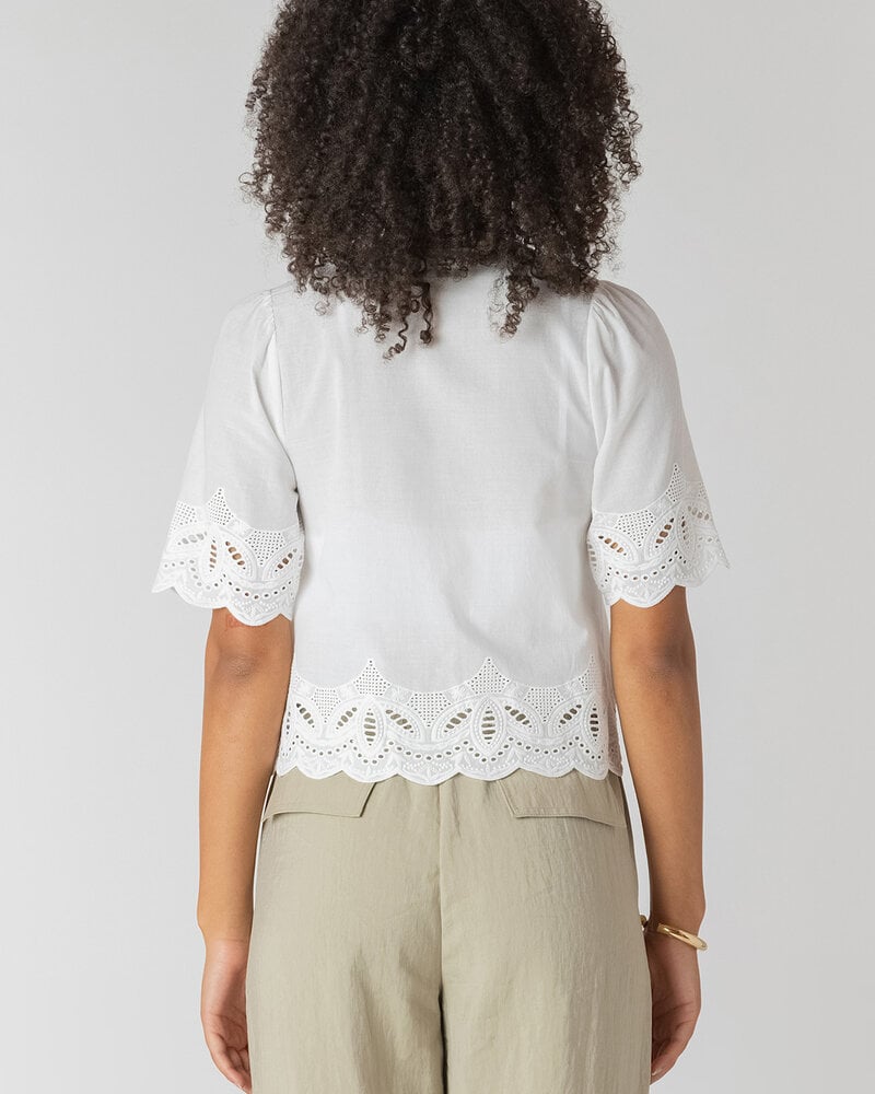 Caroline Eyelet Blouse