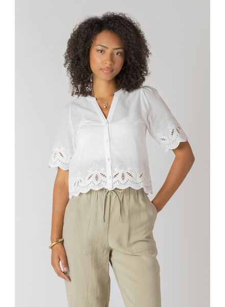 Caroline Eyelet Blouse